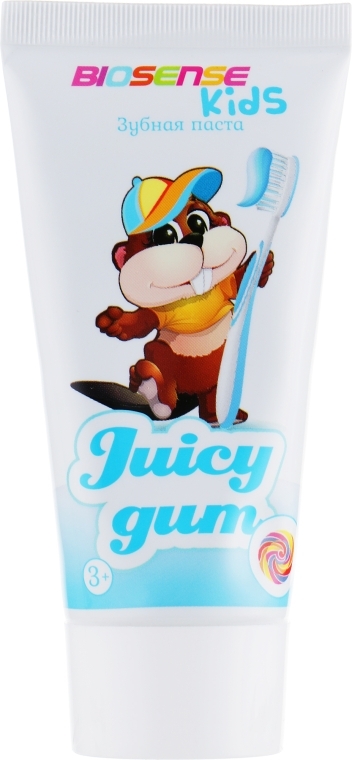 Зубная паста Bioton Cosmetics Biosense Kids Juicy Gum детская, 50 мл