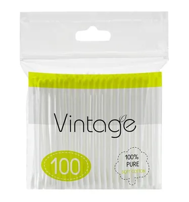 Ватні палички Vintage, 100 штук