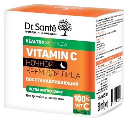Крем для обличчя Dr.Sante Vitamin C нічний відновлюючий, 50 мл