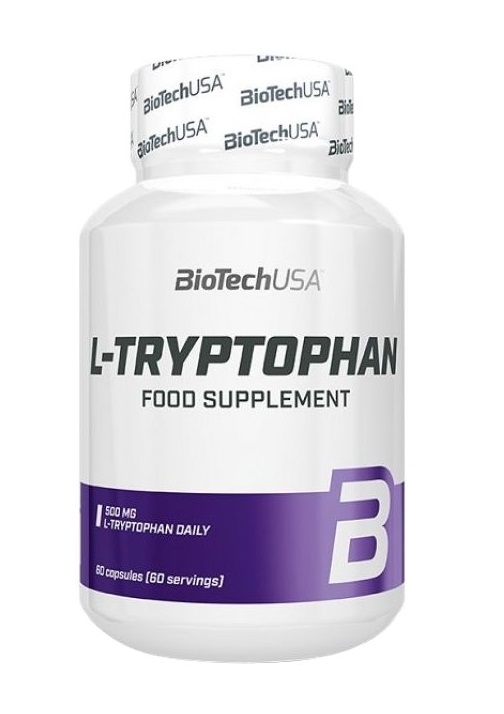 Амінокислота Biotech L-Tryptophan, 60 капсул