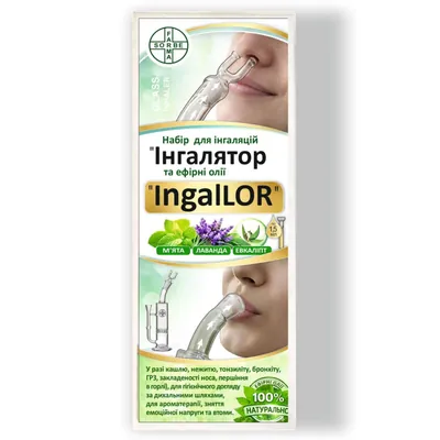 Набір для інгаляцій Фармасорбе Інгалятор та ефірні олії IngalLOR