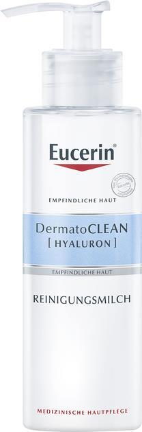 Молочко для обличчя Eucerin DermatoClean очищуюче для сухої чутливої шкіри (63991), 200 мл