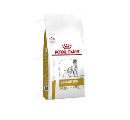Корм сухий для собак Royal Canin Vd Canine Urinary S/O Moderate Calorie Dog при захворюваннях сечовидільної системи, 1,5 кг
