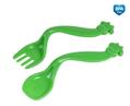 Набор для кормления Canpol babies 2/105 столовые приборы (ложка и вилка изогнутые)