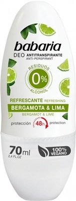Дезодорант-антиперспирант шариковый Babaria Bergamota & Lima 48h освежающий, 70 мл