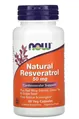 Ресвератрол NOW Resveratrol 50 мг капсули №60