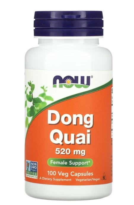 Дудник китайский NOW Dong Quai 520 мг вегетарианские капсулы №100