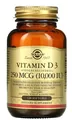 Вітамін Д3 Solgar Vitamin D3 (Cholecalciferol) 250 мкг (10000 МО) м'які капсули №120