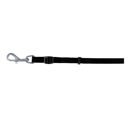 Поводок для собак Trixie 14111 Classic черный (капрон) прямой XS-S, 1,2-1,8 м/15 мм