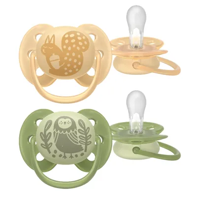 Пустушка силіконова Philips Avent Ultra Soft SCF091/46, 6-18 місяців, 2 шт