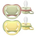 Пустушка силіконова Philips Avent Ultra Air SCF349/50, 18+ місяців, 2 шт