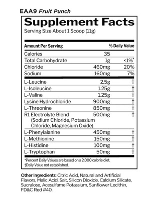 Амінокислота R1 (Rule One) Essential Amino 9 фруктовий пунш, 315 г