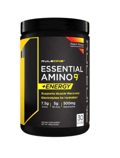 Аминокислота R1 (Rule One) Essential Amino 9 + Energy персик и манго, 345 г