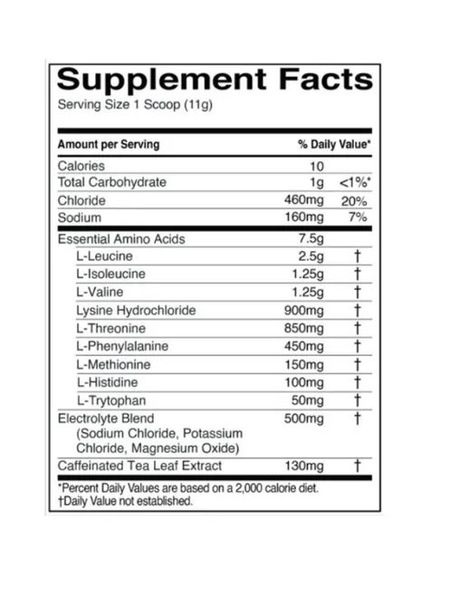 Амінокислота R1 (Rule One) Essential Amino 9 + Energy персик і манго, 345 г