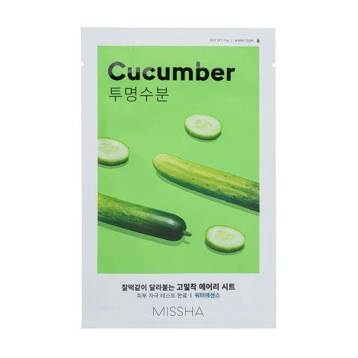 Маска тканевая для лица Missha Airy Fit Cucumber с огуречным экстрактом, 19 г