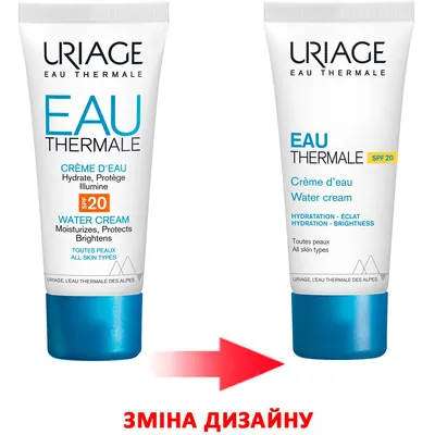 Крем для обличчя Uriage Eau Thermale SPF20 зволожуючий, 40 мл