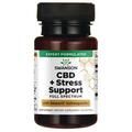 Дієтична добавка Swanson CBD 15 мг + Stress Support with Ashwagandha желатинові капсули №60