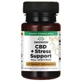 Дієтична добавка Swanson CBD 15 мг + Stress Support with Ashwagandha желатинові капсули №60