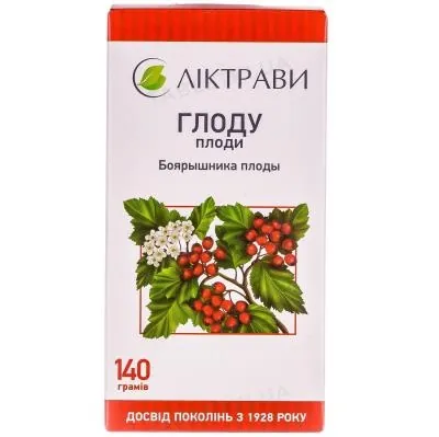 Глоду плоди по 140 г у пач. з внут. пак.