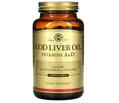 Олія печінки тріски Solgar Cod Liver Oil (Vitamins A&D) м'які капсули №250