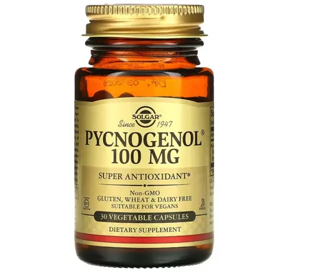 Пікногенол Solgar Pycnogenol 100 мг вег. капсули №30