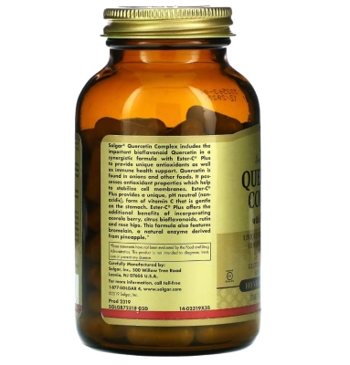 Solgar Комплекс Кверцетина с Ester-C плюс, 100 капсул