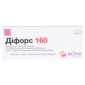 Діфорс 160 таблетки, в/плів. обол. по 5 мг/160 мг №30 (10х3)