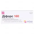 Діфорс 160 таблетки, в/плів. обол. по 5 мг/160 мг №30 (10х3)