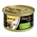 Корм вологий для кішок GimCat Shiny Cat з куркою і папайєю, 70 г
