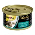 Корм вологий для кішок GimCat Shiny Cat з куркою та креветками в желе, 70 г