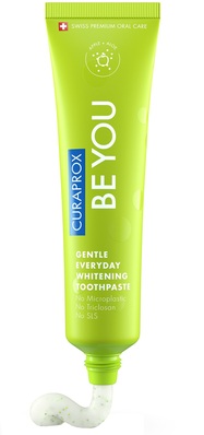 Зубная паста Curaprox Be You Explorer отбеливающая со вкусом яблока и алоэ, 10 мл