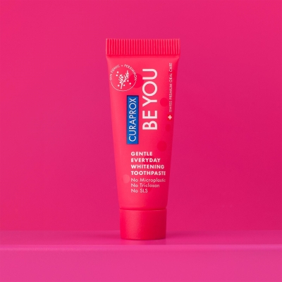 Зубная паста Curaprox Be You Pure Challenger отбеливающая со вкусом джин-тоника и хурмы, 10 мл