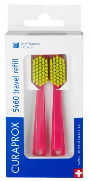 Набір насадок Curaprox Set Travel на дорожню зубну щітку CS 5460 Ultra Soft, 2 шт