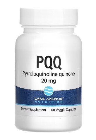 Пирролохинолинхинон Lake Avenue Nutrition PQQ 20 мг, 60 веганских капсул