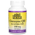 Коэнзим Q10 Natural Factors Coenzyme Q10 100 мг, 120 мягких желатиновых капсул