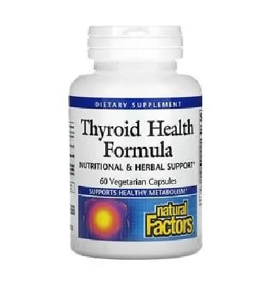 Комплекс Natural Factors Thyroid Health Formula, 60 рослинних капсул