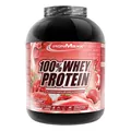 Протеїн сироватковий концентрат IronMaxx 100% Whey Protein полуниця, 2350 г (банка)