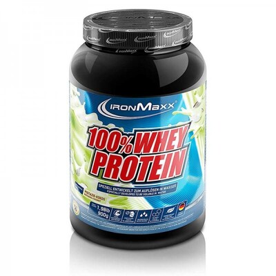 Протеїн IronMaxx 100% Whey Protein Фісташка-кокос, 900 г (банка)