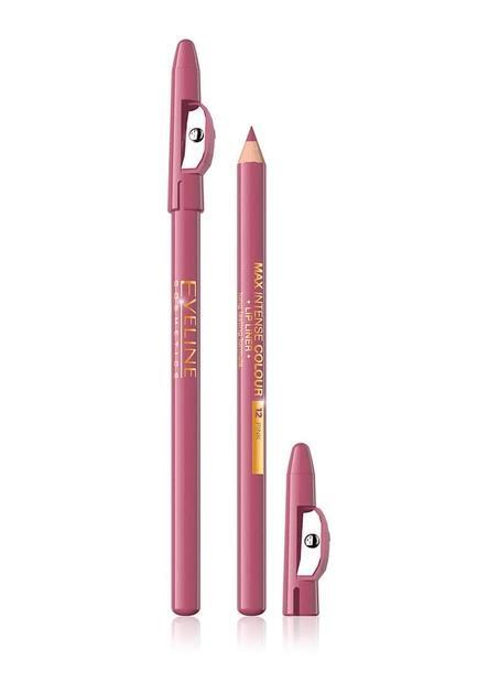 Контурный карандаш для губ Eveline Max Intense Colour 12 Pink, 7 г