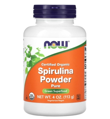 Спирулина NOW Spirulina Powder порошок, 113 г