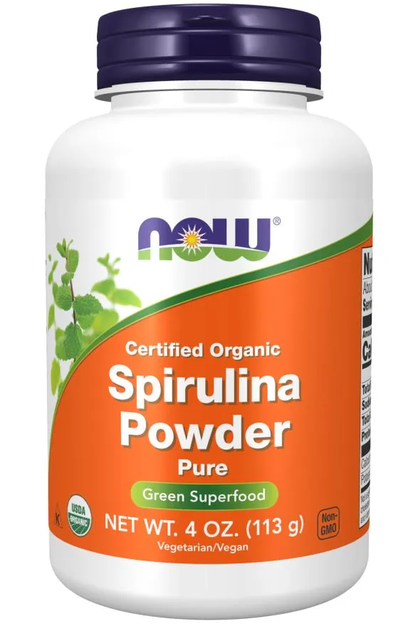 Спіруліна NOW Spirulina Powder порошок, 113 г