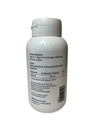 Магній Бісгліцинат Biogena Magnesium Bisglycinate 125 капсули №90