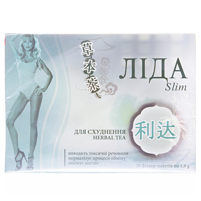 Фиточай Ключи Здоровья Лида Slim по 1,8 г №20 в фил.-пак.