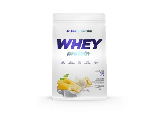 Протеїн сироватковий концентрат Allnutrition Whey Protein ананас-білий шоколад, 908 г