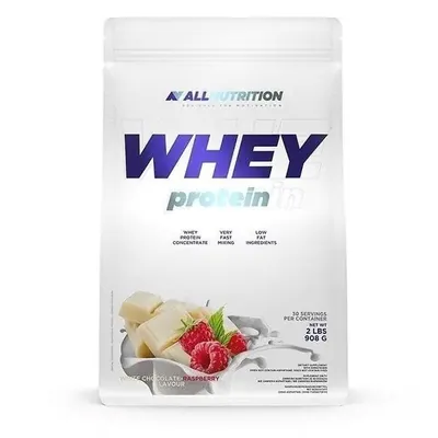 Протеїн сироватковий концентрат Allnutrition Whey Protein малина-білий шоколад, 908 г