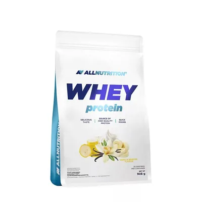 Протеїн сироватковий концентрат Allnutrition Whey Protein ваніль-банан, 908 г