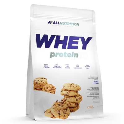 Протеїн сироватковий концентрат Allnutrition Whey Protein вишня-білий шоколад, 2270 г