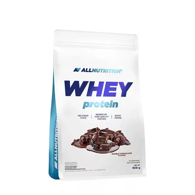 Протеїн сироватковий концентрат Allnutrition Whey Protein подвійний шоколад, 908 г