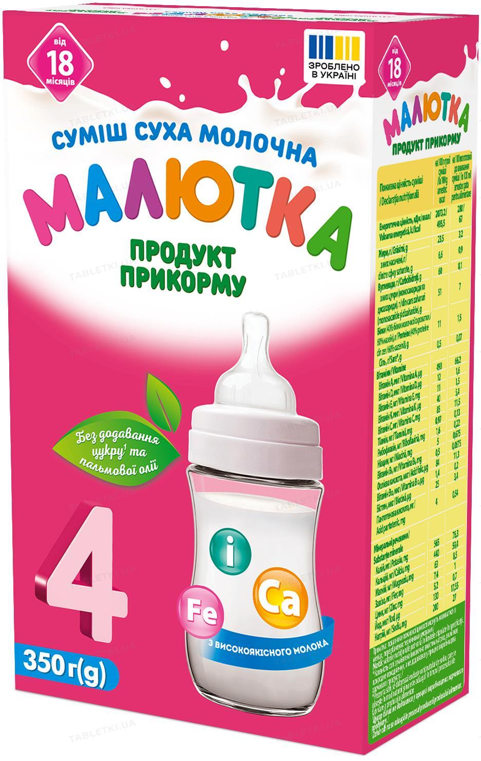 Малютка 4: інструкція + ціна від 73 грн в аптеках | Tabletki.ua