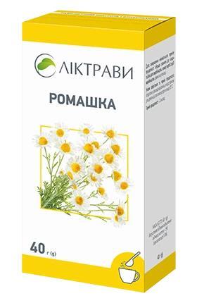 Ромашки квітки по 40 г у пач. (БАД)